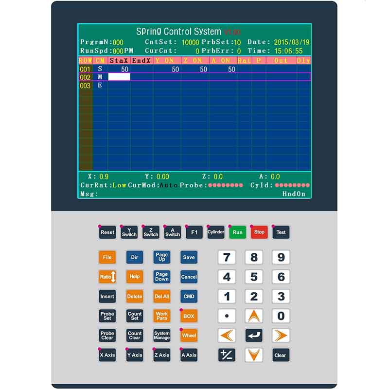 Adtech TH08R彈簧機控制系統